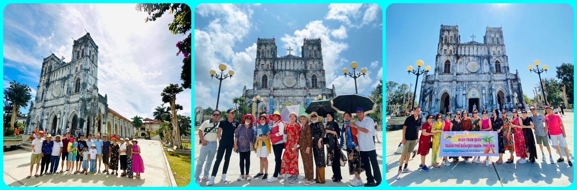 Khách nhà Sea King Tourist check in tại Nhà Thờ Mằng Lăng